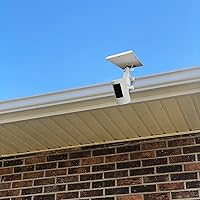 Vista 4 de Aobelieve Soporte de canalón 2 en 1 para paneles solares R-ing y cámaras, color blanco