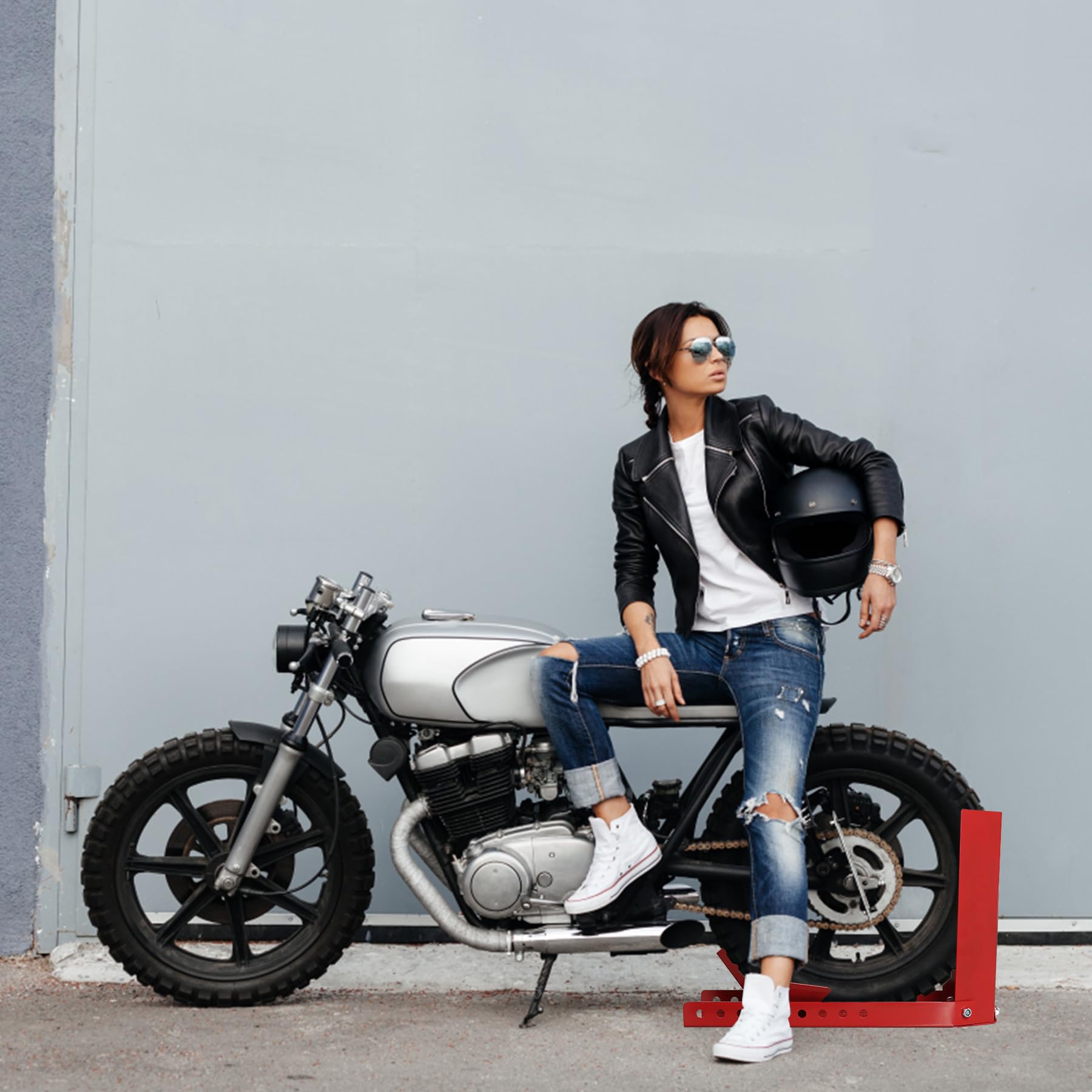 Huśtawka motocyklowa, 2 sztuki zacisków przedniego koła