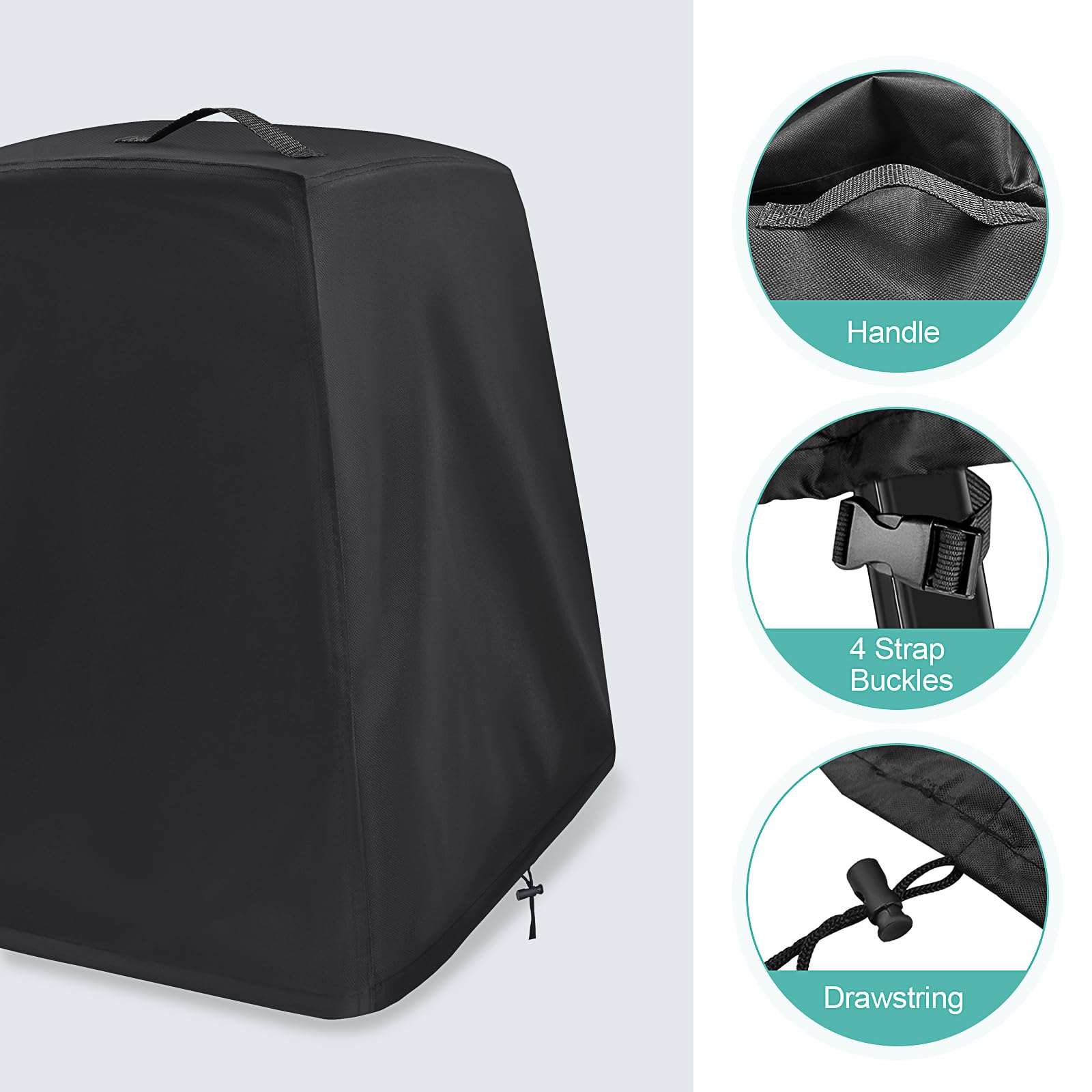 Housse Pour Barbecue D'extérieur Ninja Woodfire Et Four à Pizza Sur Son Support, Convient Pour Barbecue Ninja OG701 OG751, Pour Barbecue D'extérieur