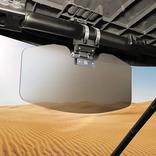 KEMIMOTO Parasol UTV compatible con barras antivuelco de 1.5-2 pulgadas, UTV lateral X lateral con parabrisas, compatible con Polaris RZR 1000 XP