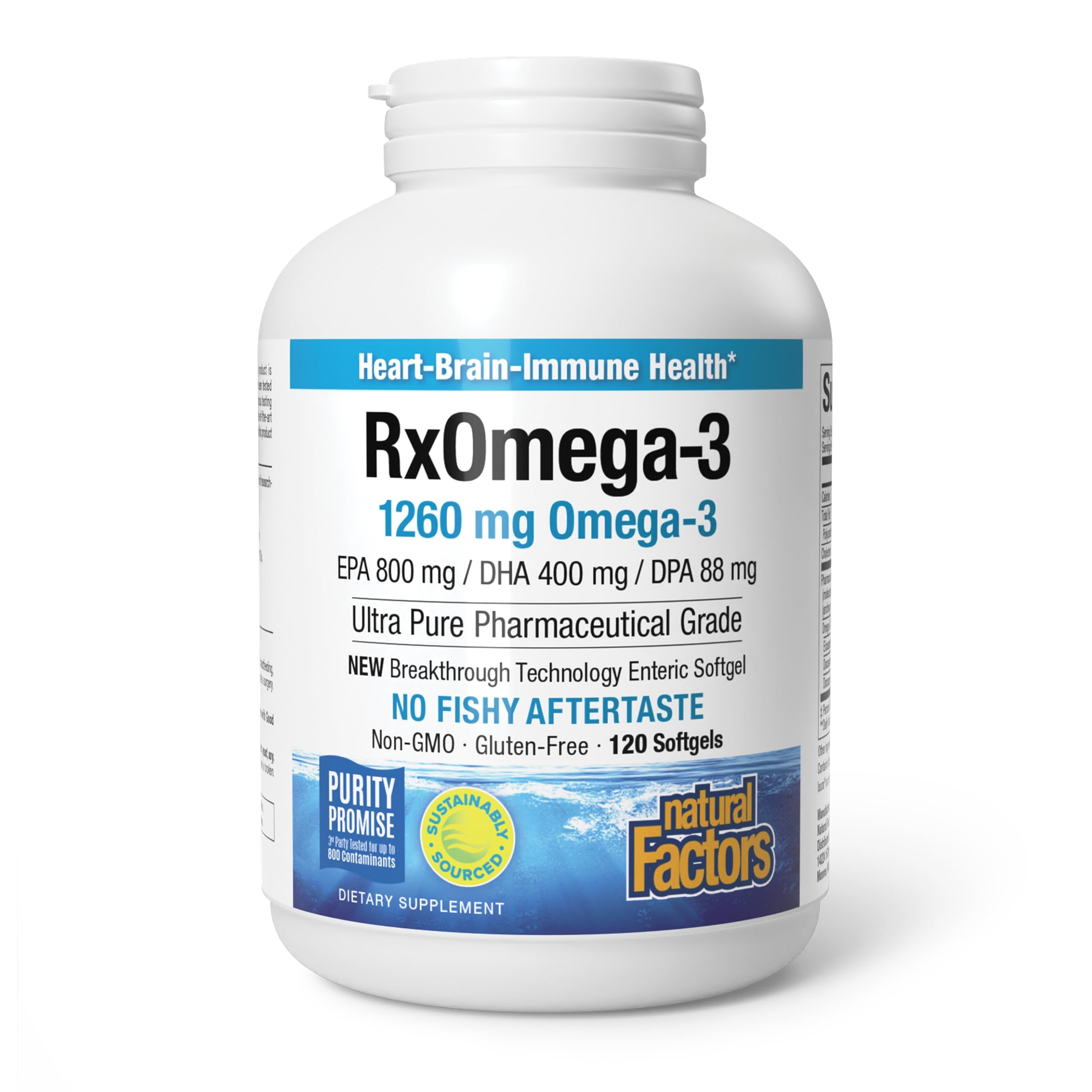 Natural Factors RxOmega-3 softgels