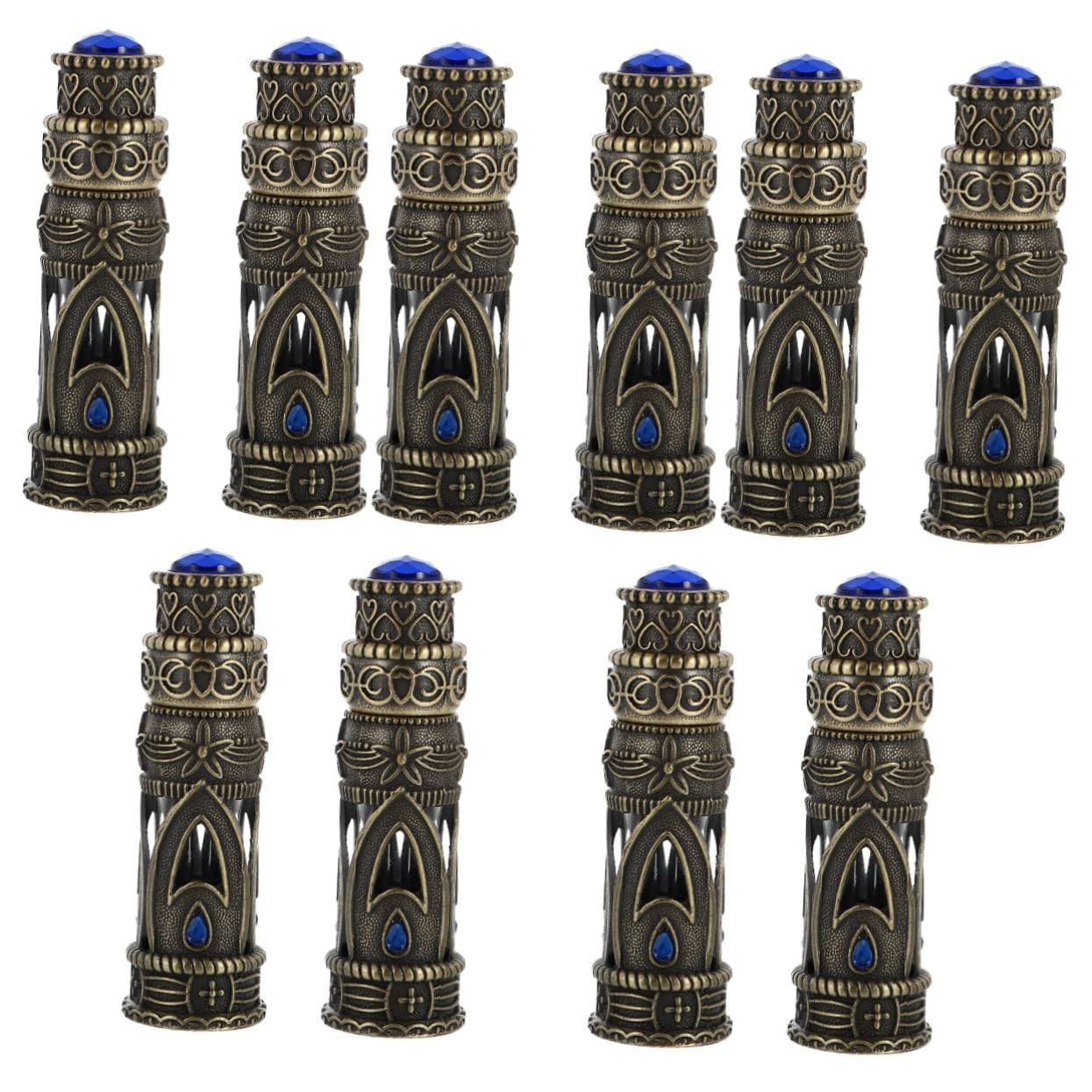 Didiseaon 10pezzi Bottiglie Ricaricabili Bottiglie Per Essenziali e Profumi Arabi Per e