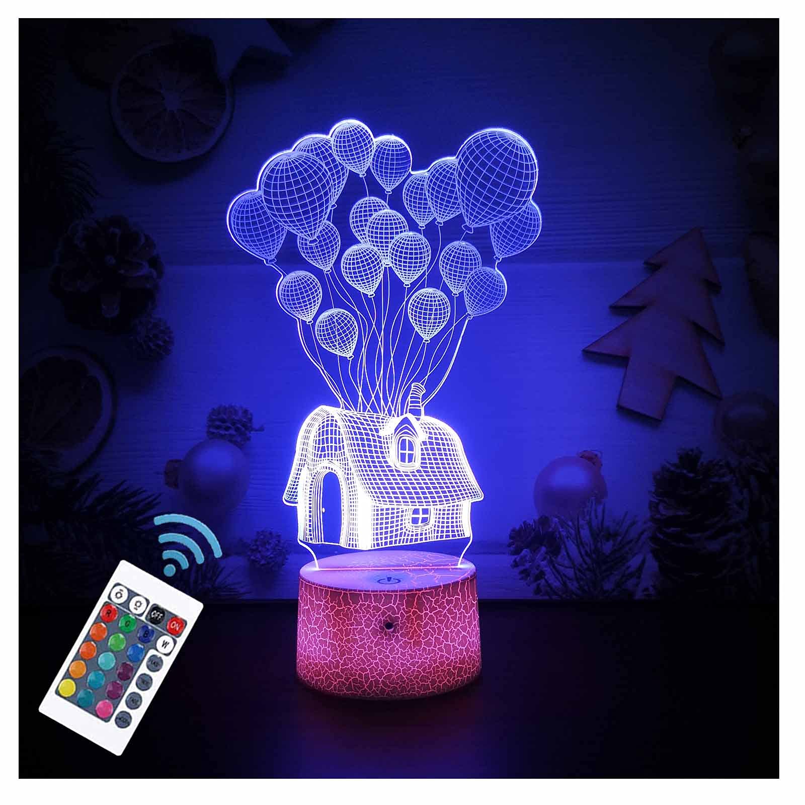 Motorcycle 3D Decorative Lamp Novelty Gift 3D Night Light Colorful Atmosphere LE