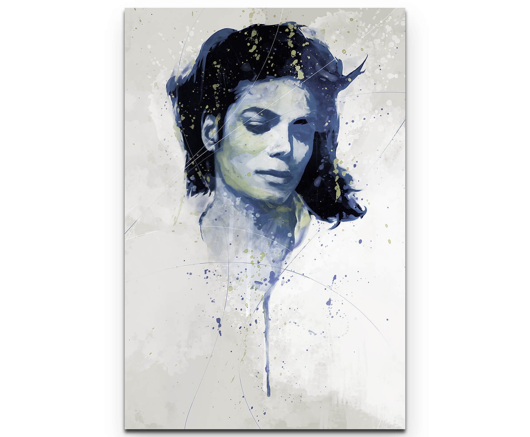 Paul Sinus Art Michael Jackson V 90 x 60 cm sur toile tendue prête à accrocher
