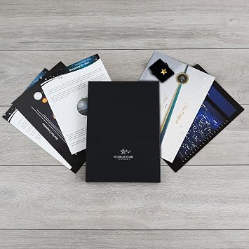 Twin Stars - Name Two Stars In The Sky - 2 x Personalised Twin Star Gift Packs, With 2 Certificates & 2 Luxury Gift Boxes