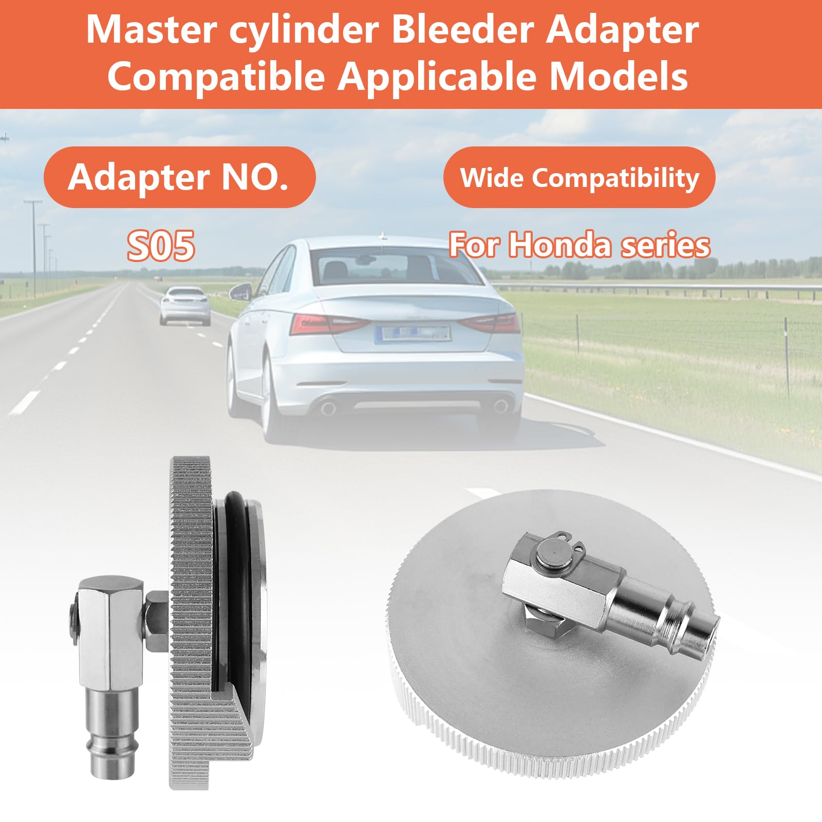 GMMG Adapter Bremsflüssigkeitsbehälter mit Euro-Spitze Adapter für Bremsflüssigkeitsbehälter Kompatibel für Honda-Serien-Automodellen