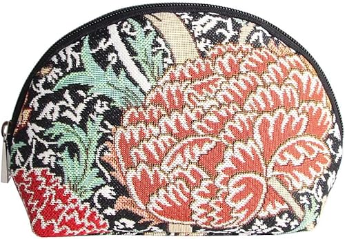 Signare Tapiz bolsa de maquillaje para mujer con William Morris The Cray Design (COSM -CRAY)