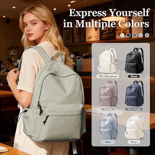 Miniatura 8 de Mochila de escuela secundaria para adolescentes, linda mochila universitaria para mujeres, bolsa de escuela secundaria, mochila de viaje casual,