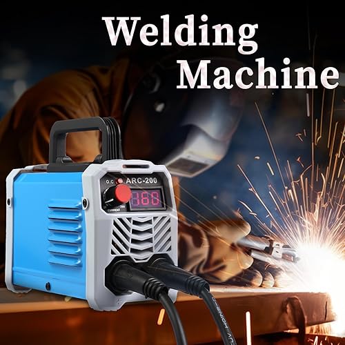 Miniatura 7 de Soldador de Electrodo ARC 110V, Súper Mini Máquina de Soldadura Portátil 200A, Pequeños Soldadores, Máquina Soldadora Inversor IGBT 110V con Control