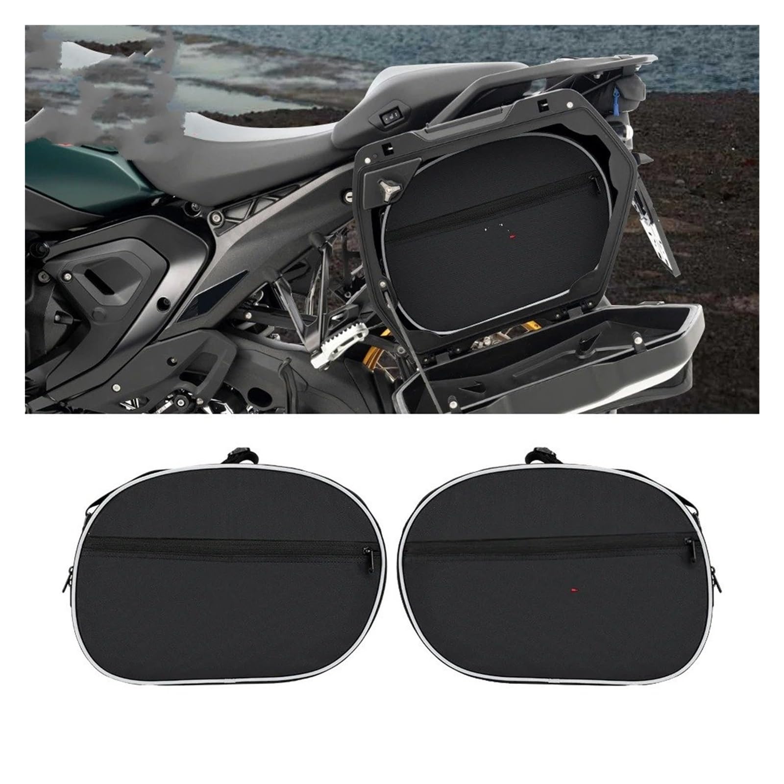 Moto Selle Bagagli Per BMW R1300GS LC R1300 GS R 1300 GS R 1300GS Adventure ADV R1300 2024 Vario Borse Interne Borsa Bauletto Valigie Bagagli Coppia Borse Laterali(3pcs Bags)