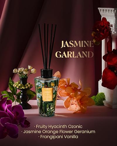 Miniatura 2 de M&SENSE Difusor de cañas de jazmín con varillas - 8.79 fl oz, difusor de aceite esencial no tóxico para el hogar, fragancia con varillas,