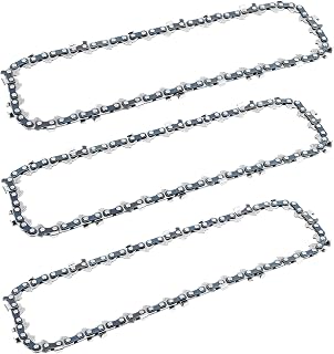 6" Pruning Chainsaw Chain Replacement for RYOBI P25013,P25013BTL 18V Pruning Chainsaw,RY6C1 Saw Chain Mini,37 Drive Links 0.043" Gauge 1/4" LP Pitch (3 Pack)