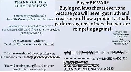 Miniatura 5 de Otoscopio de 5 generación Dr Mom LED Pro, otoscopio de tamaño completo con nuestro mayor diámetro óptico, lente de vidrio, incluye pilas,