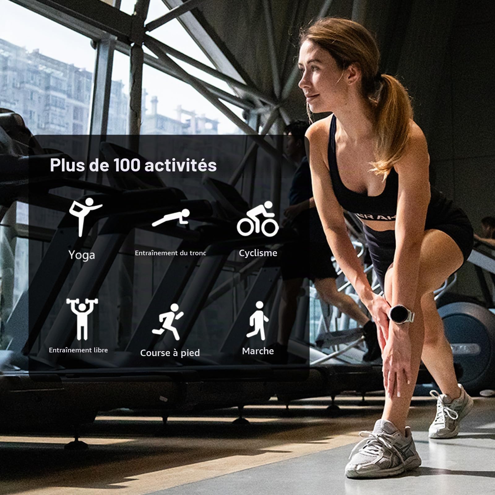 AGM Legion Montre Connectée Militaire Indestructible,écran 1,43" HD AMOLED | 5ATM｜Plus de 100 Modes Sportifs｜GPS｜Moniteur de Fréquence Cardiaque｜Moniteur de Sommeil｜pour sport outdoor pour Android iOS