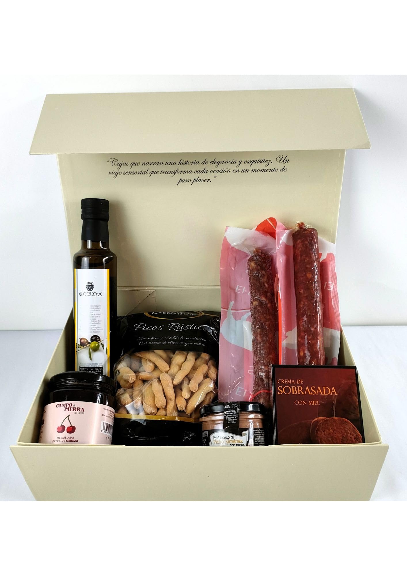 DON GOURMET, Cesta Gourmet para Regalar, Personalizable, Queso curado, jamón ibérico, chorizo ibérico, lote embutidos ibéricos, aceite de oliva, pack ibéricos, Regalo Día de la Madre. (CESTA 6) — view 11