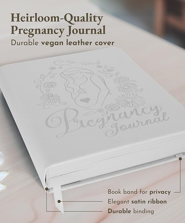 Keepsake Pregnancy Journal with Weekly Guides, Milestones and Gift-Ready Packaging - Perfect Pregnancy Journal for First Time Moms 2024 Edition Undated - Beautiful Expecting Mom & First Time Mom Gifts by Luminate Press - Image 6