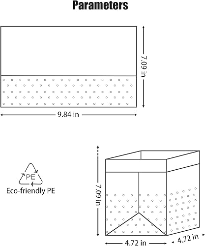 Miniatura 7 de Family Simple - Bolsas coladoras para fregadero – Escurridor de drenaje de cocina desechable, filtro de tapón plegable, bolsa de plástico
