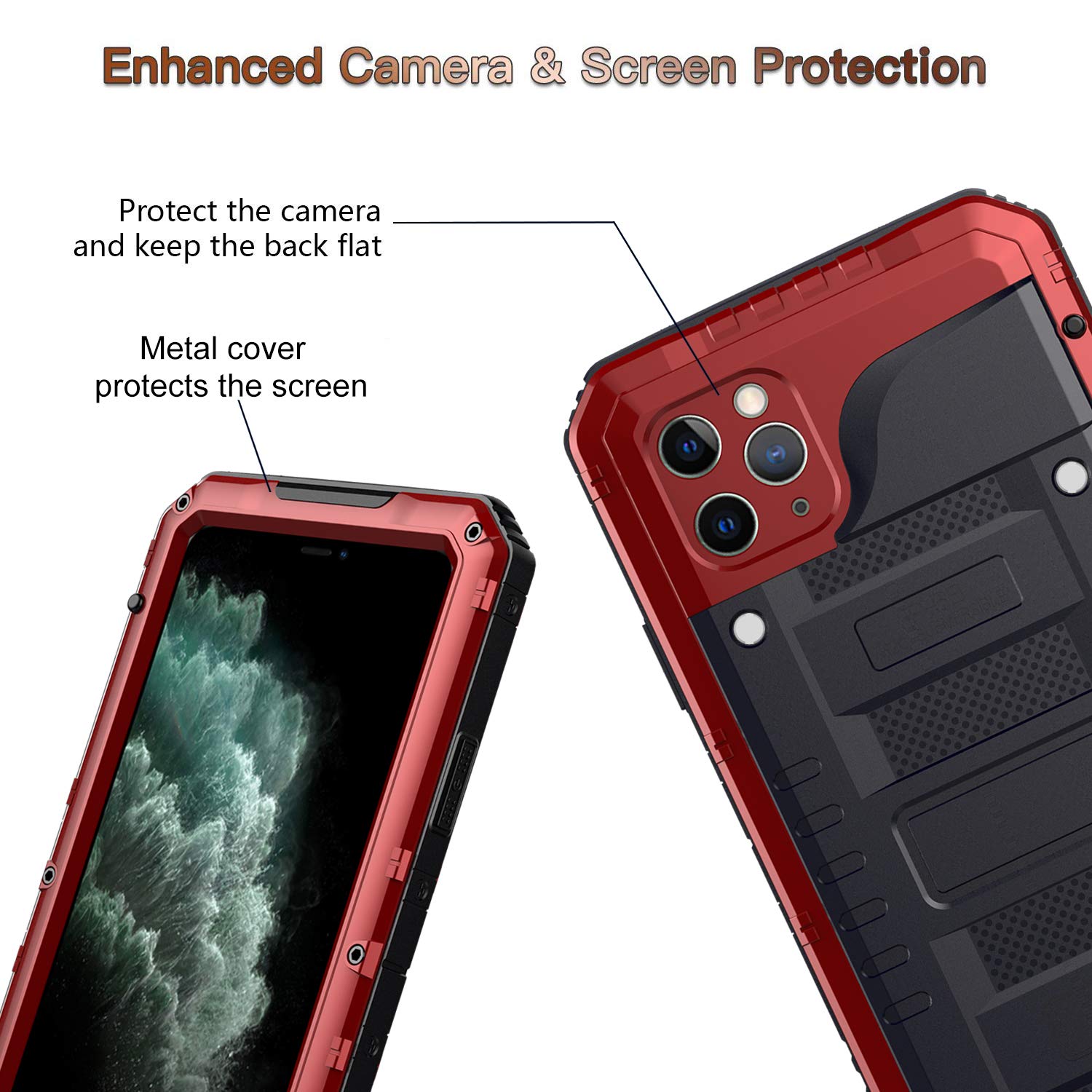 FLLAO Cover per iPhone 11 con 2 Pellicola Vetro Temperato e 1 Pellicola Protezione Fotocamera, TPU in silicone Trasparente Sottile Antiurto Anti-Graffio Custodia per iPhone 11 6.1