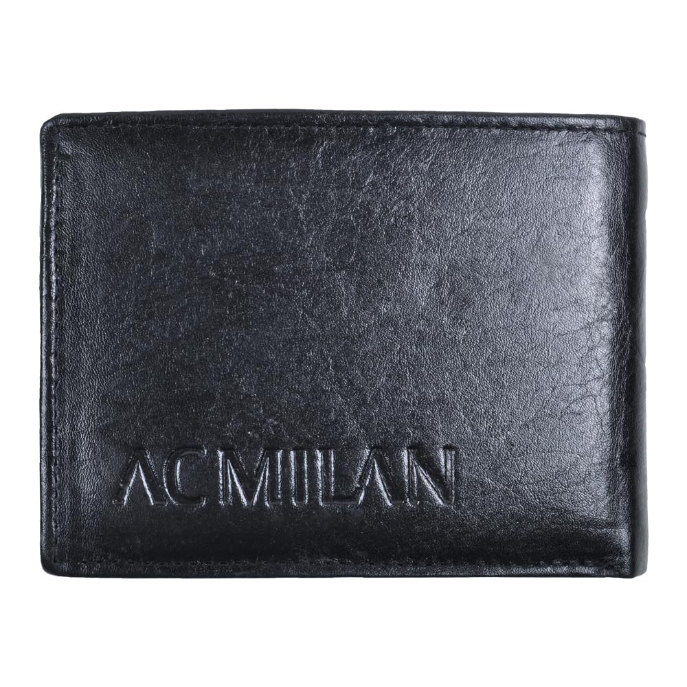 AC Milan 143190 Milan, Accessoire de Voyage-Portefeuille Mixte, Noir, Taille Unique