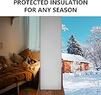 Vista 4 de Paquete de 2 topes de puerta para cortar, adhesivo fuerte para debajo de la puerta, para puertas exteriores e interiores, 36 pulgadas de longitud