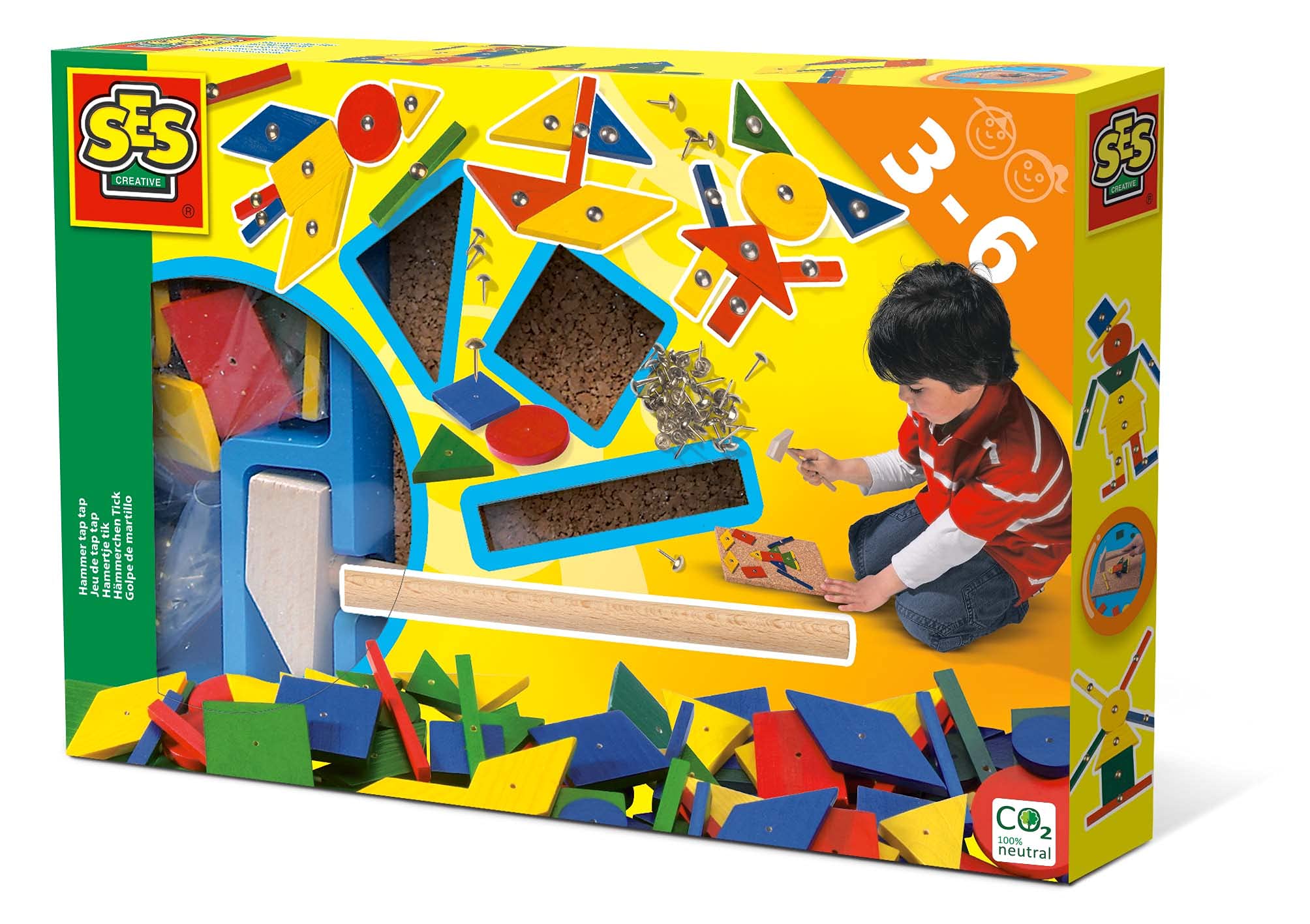 SES Creative Children'S Hammer Tic Game, Multicolour