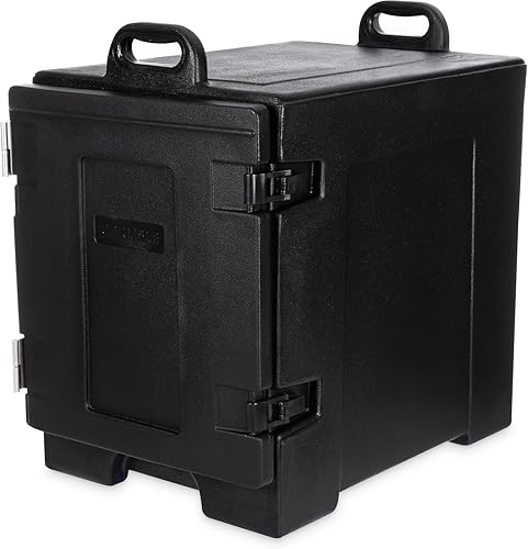 Transportadora de bandeja de alimentos Carlisle Cateraide con aislamiento con carga frontal con capacidad para 5 bandejas Negro 1 Transportadora de bandeja de alimentos Carlisle Cateraide con aislamiento con carga frontal con capacidad para 5 bandejas Negro 1