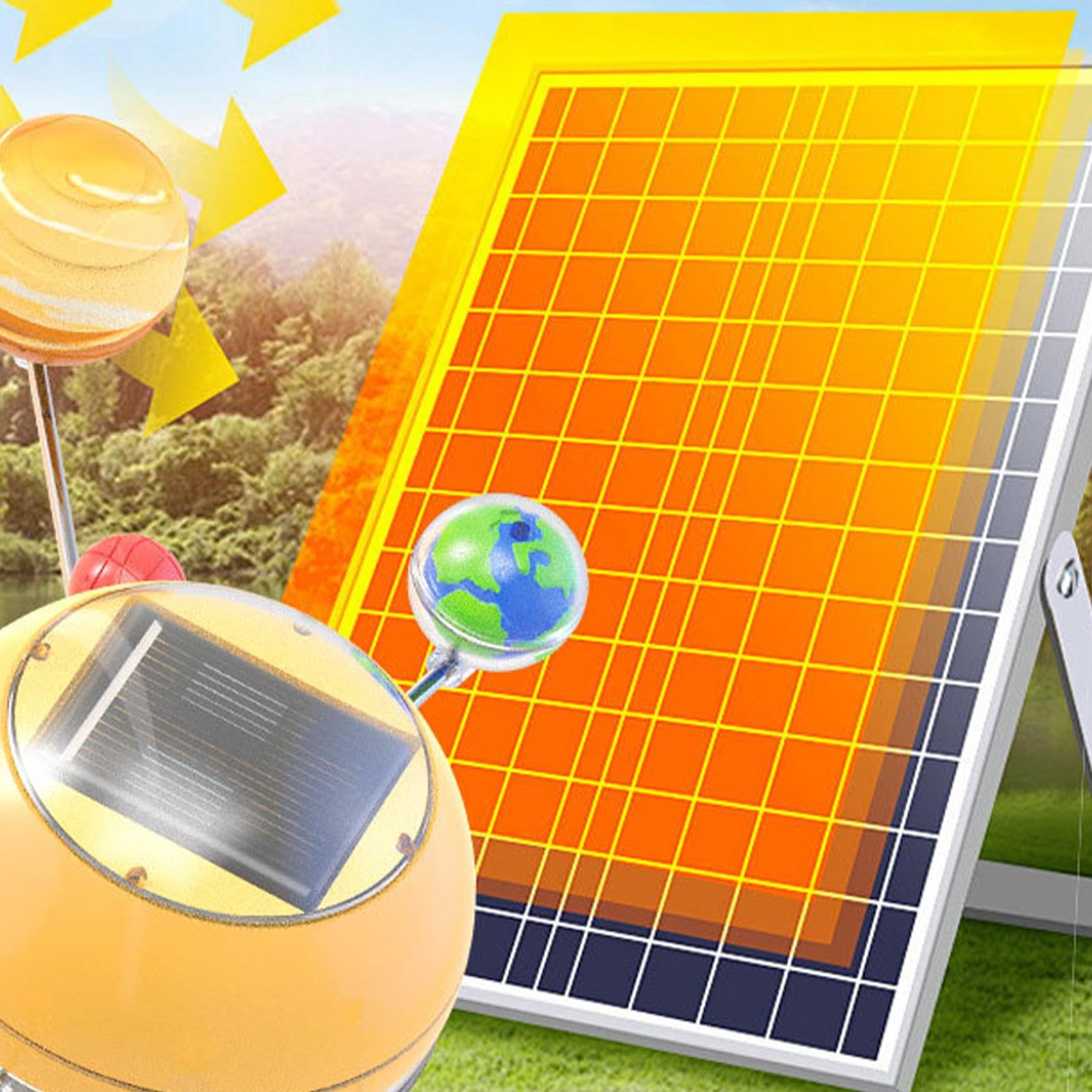 Kit de système Solaire pour Le Projet Scolaire, kit de modèle du système Solaire - Projet de planète | Planétarium de d'astronomie pour Les activités familiales de l'arrière-Cour Expérience d'e