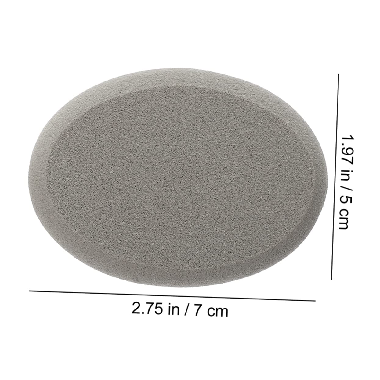 Vaguelly 3Pcs Oval Powder Puff for Makeup Durable Cosmetic for Foundation Concealer Flexible Blending Tool for Salon Travel Use Easy to Clean