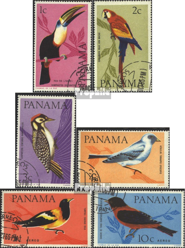 Prophila Collection Panama 844-849 (complete.issue.) fine used/cancelled 1965 Birds (Stamps for collectors) Birds