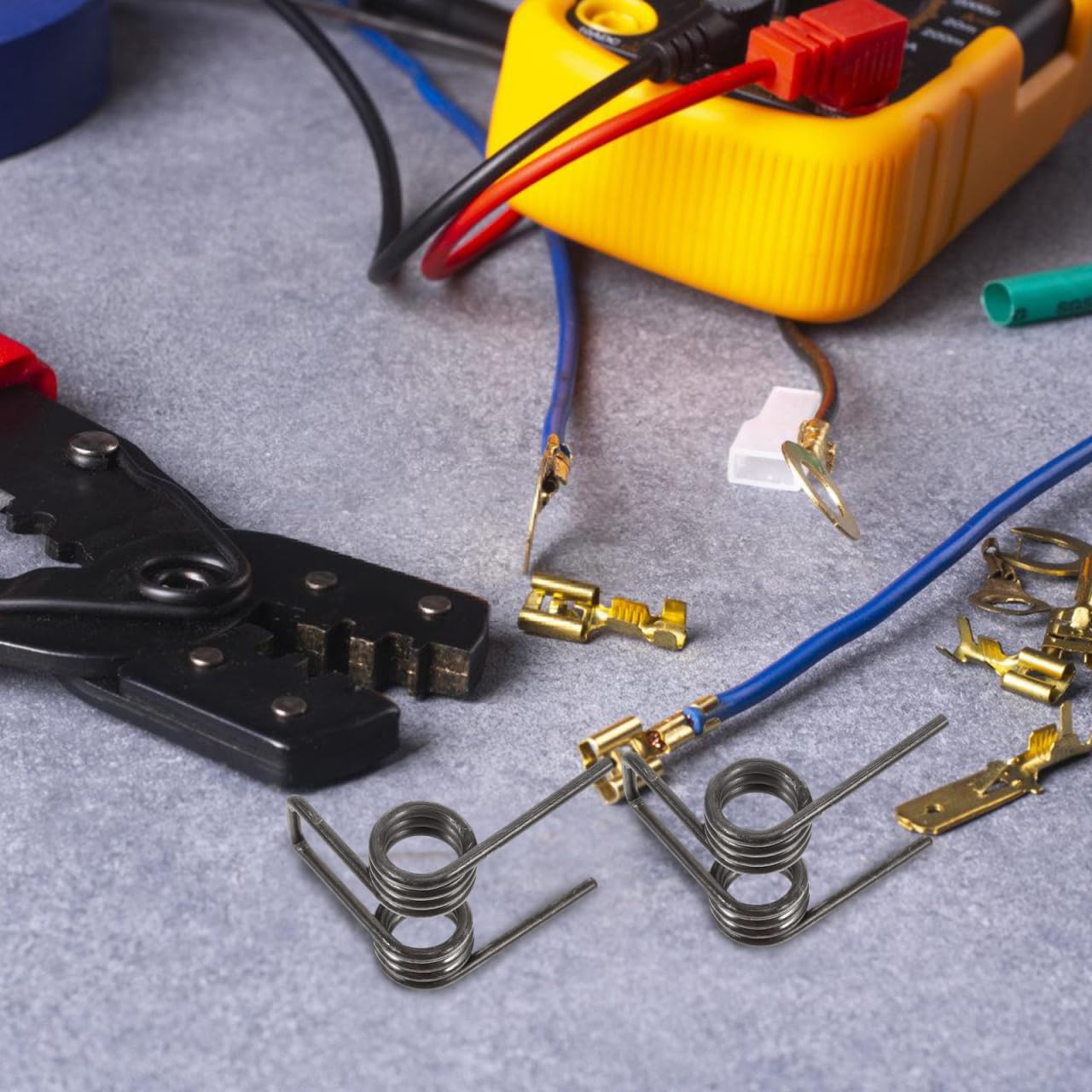 Angoily Torsionsfeder Aus Edelstahl Kleine Feder Für Elektriker Reparatur Torsionsfeder Zur Reparatur Ersatzfeder Für Abisolierwerkzeug 2 Stück 2.56 X 1.97 X 1.57 in