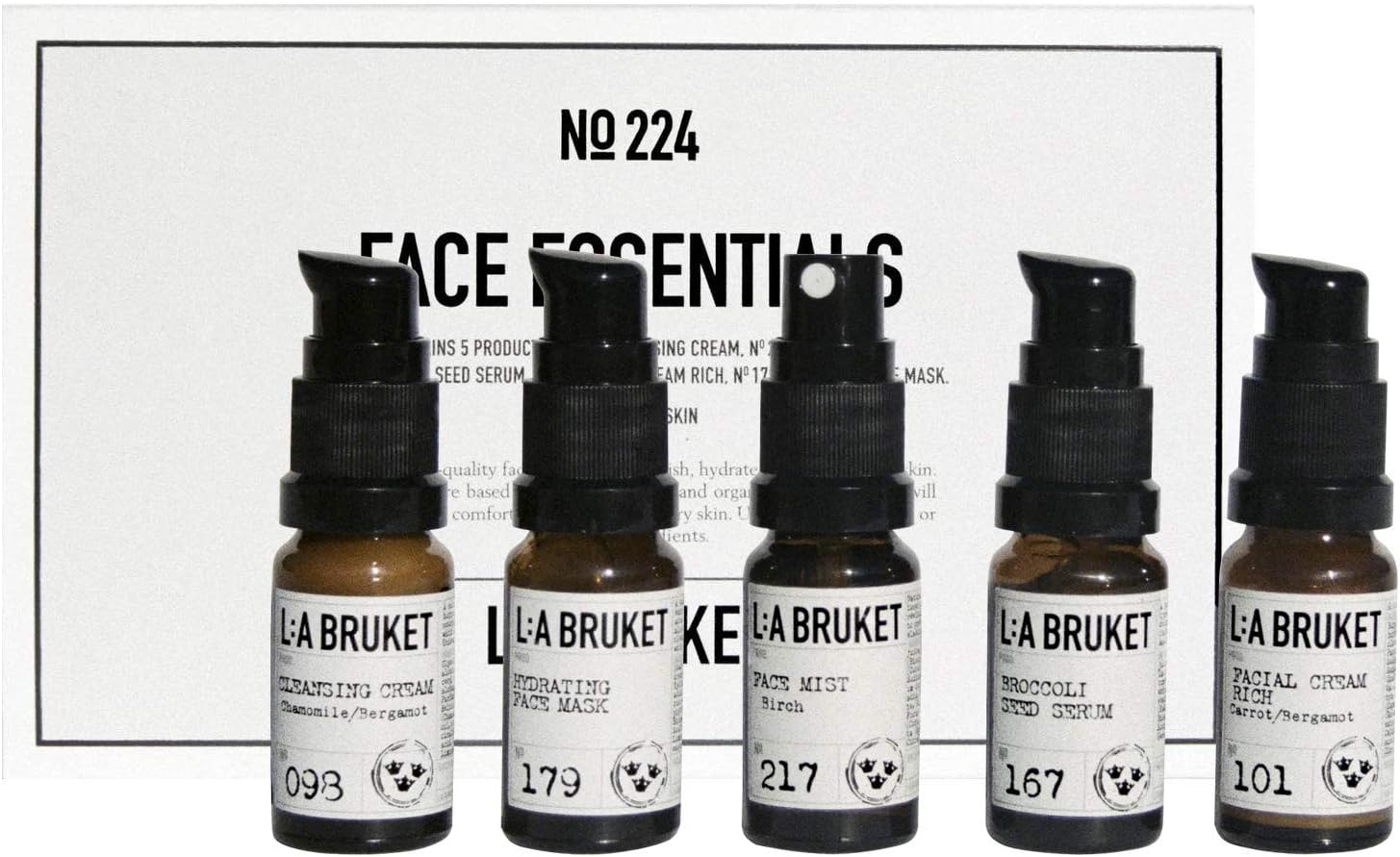 La Bruket Face Essentials Kit (5 x 10ml)