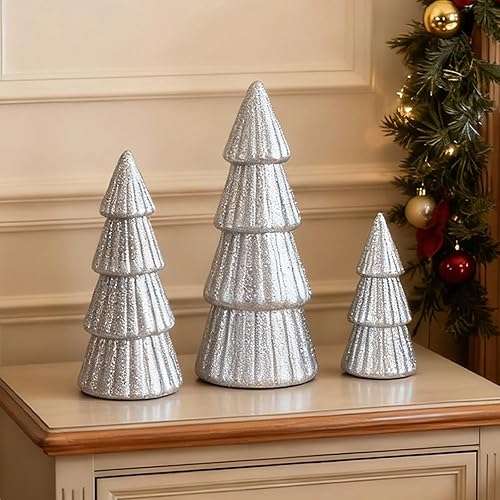 Miniatura 14 de Joyhalo Árbol de Navidad pequeño de 2 pies con luces multicolor y blanco cálido, árbol de Navidad flocado preiluminado para mesa, 80 ramas, árbol de