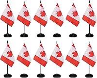 Vista 41 de Juego de banderas argentinas de escritorio con poste negro de 13 pulgadas, base negra y parte superior de lanza, bandera de escritorio argentina