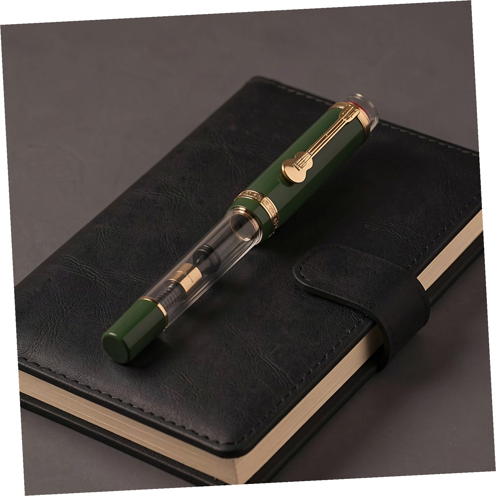 TEHAUX Resina Pluma Verde Estilográfica Recargable de Oficina