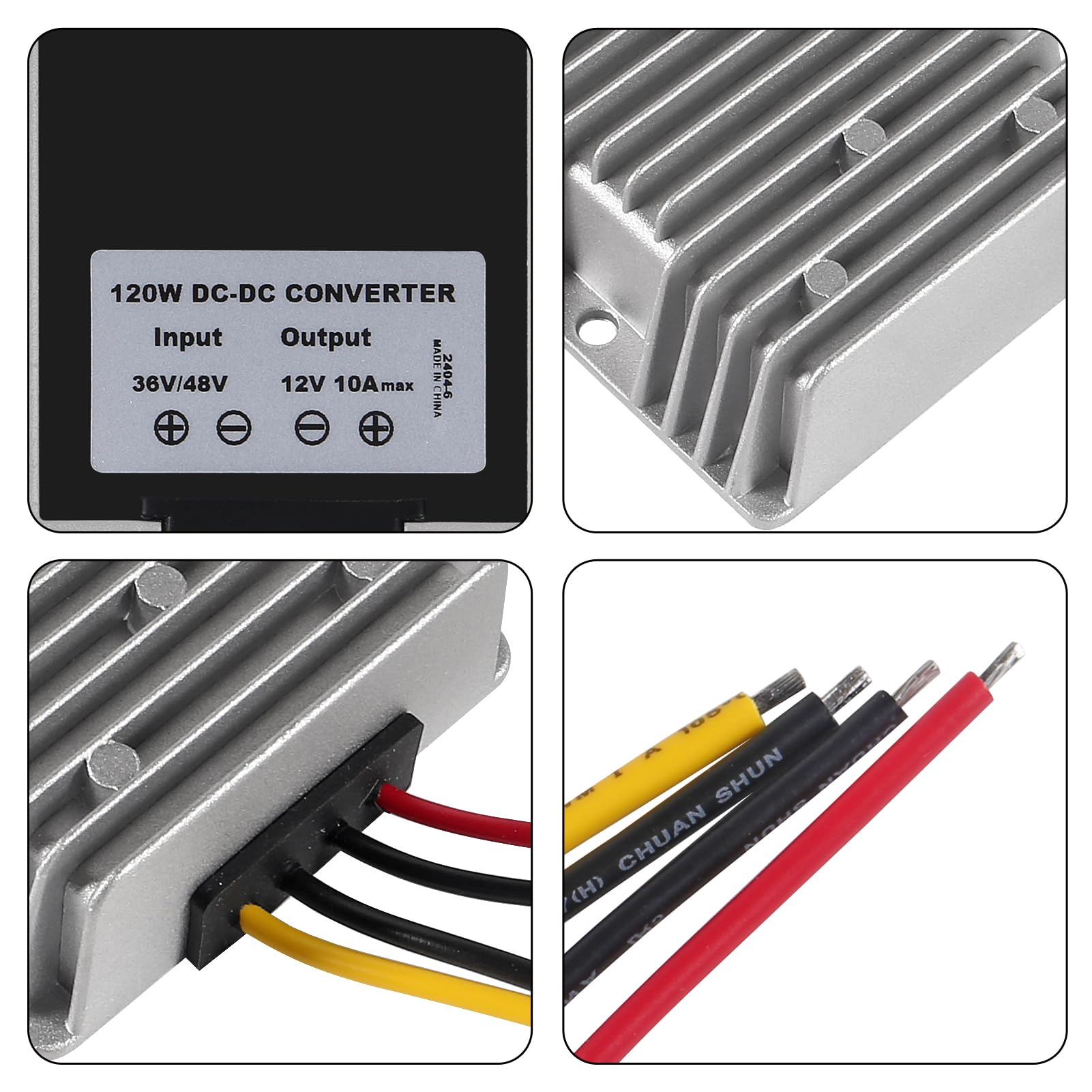 Electronic Transformer DC 36V 48V 60V 72V To 12V 10A Electric Bicycle - View #11