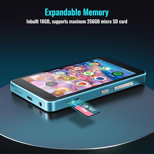 Miniatura 6 de Reproductor de MP3 para niños con control parental, Spotify Kids, Spotify, Audible, Tienda Music, reproductor de música MP4 IPS de 4.0 pulgadas de