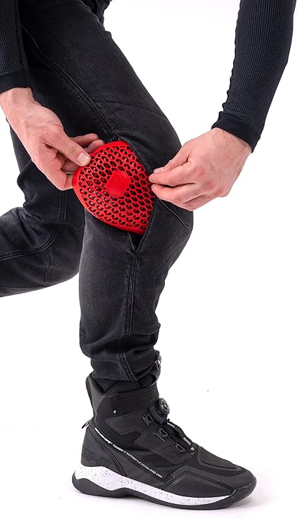 SHIMA Rider Motorcycle Jeans for Men Airforce Knee Protectors Motorbike Mens Armoured Trousers Lightweight Protective