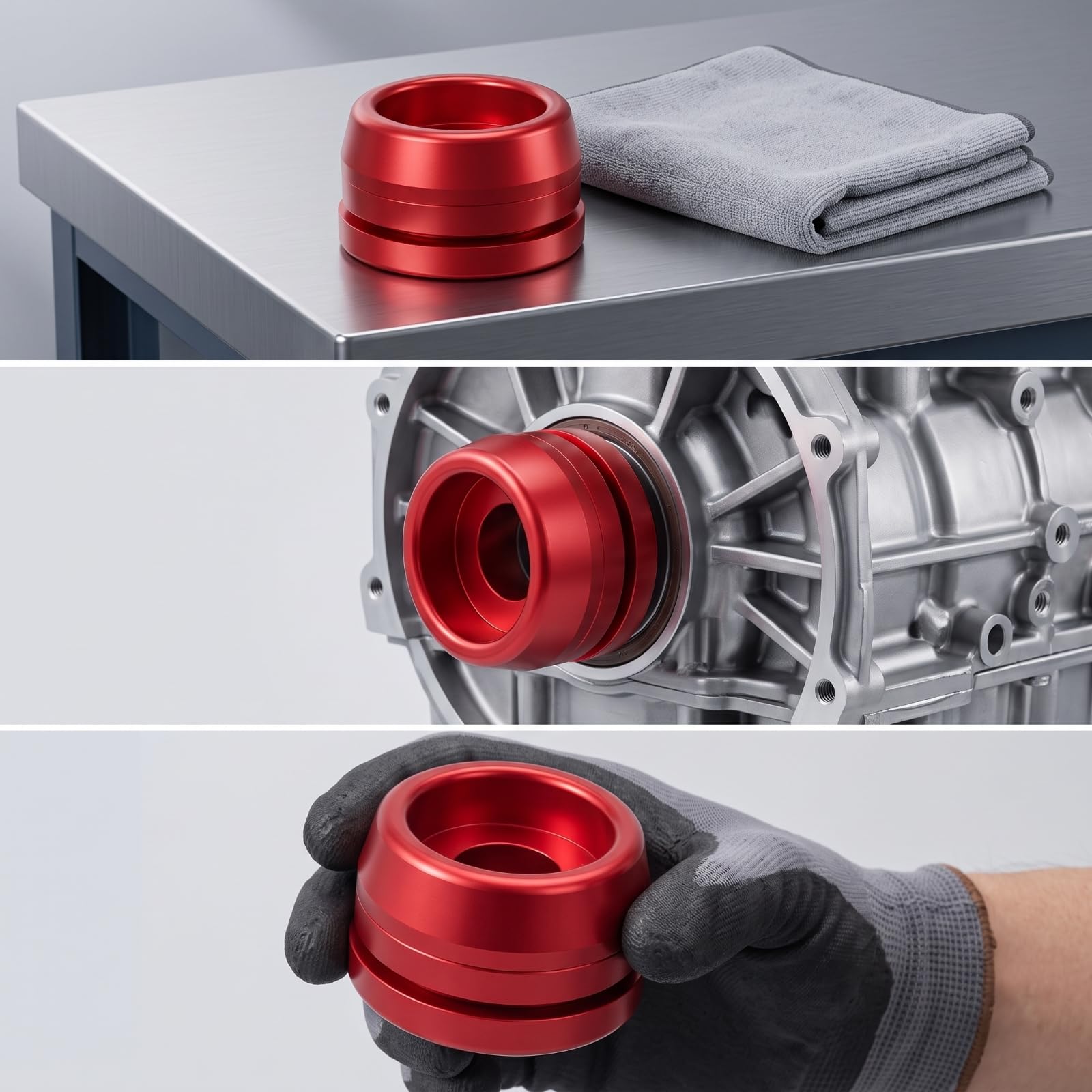 Installatore Paraolio Facile da Usare | In Alluminio, Preciso, Estrattore Paraolio, per Officina