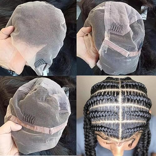 Miniatura 7 de HERMOUS Pelucas de cabello humano virgen brasileño lacio con encaje frontal 360 de 30 pulgadas con encaje frontal transparente HD de 180 % de