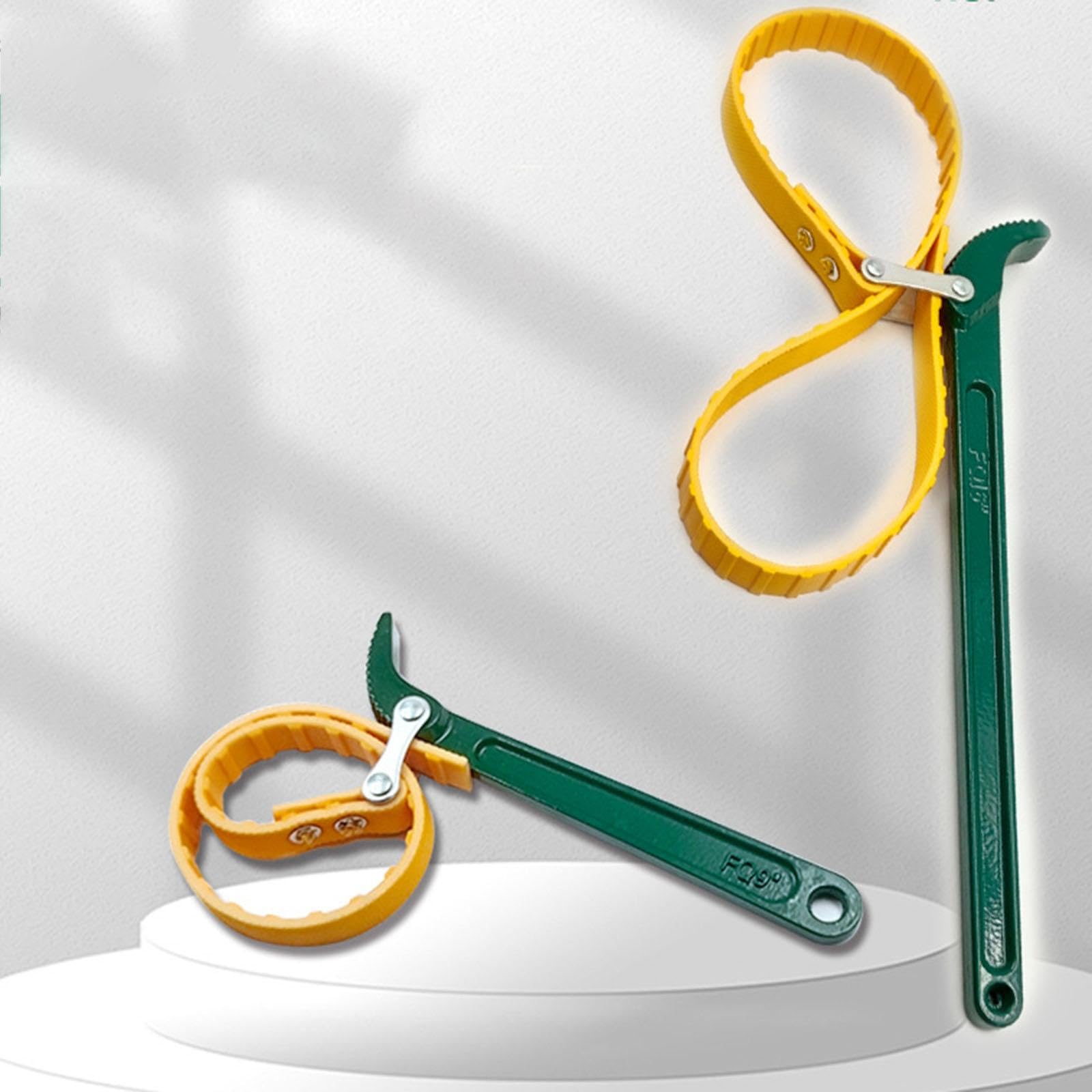 Chiave a nastro ergonomica per l'apertura della,Verde,12 pollici | semplificare la sostituzione del filtro dell'acqua in tutti i tipi di installazioni Chiave regolabile multiuso antiscivolo