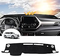 Vista 4 de CZCGYDY Cubierta de salpicadero personalizada para Toyota Highlander 2020 2021 2022 2023 2024 2025, alfombrilla protectora antideslizante