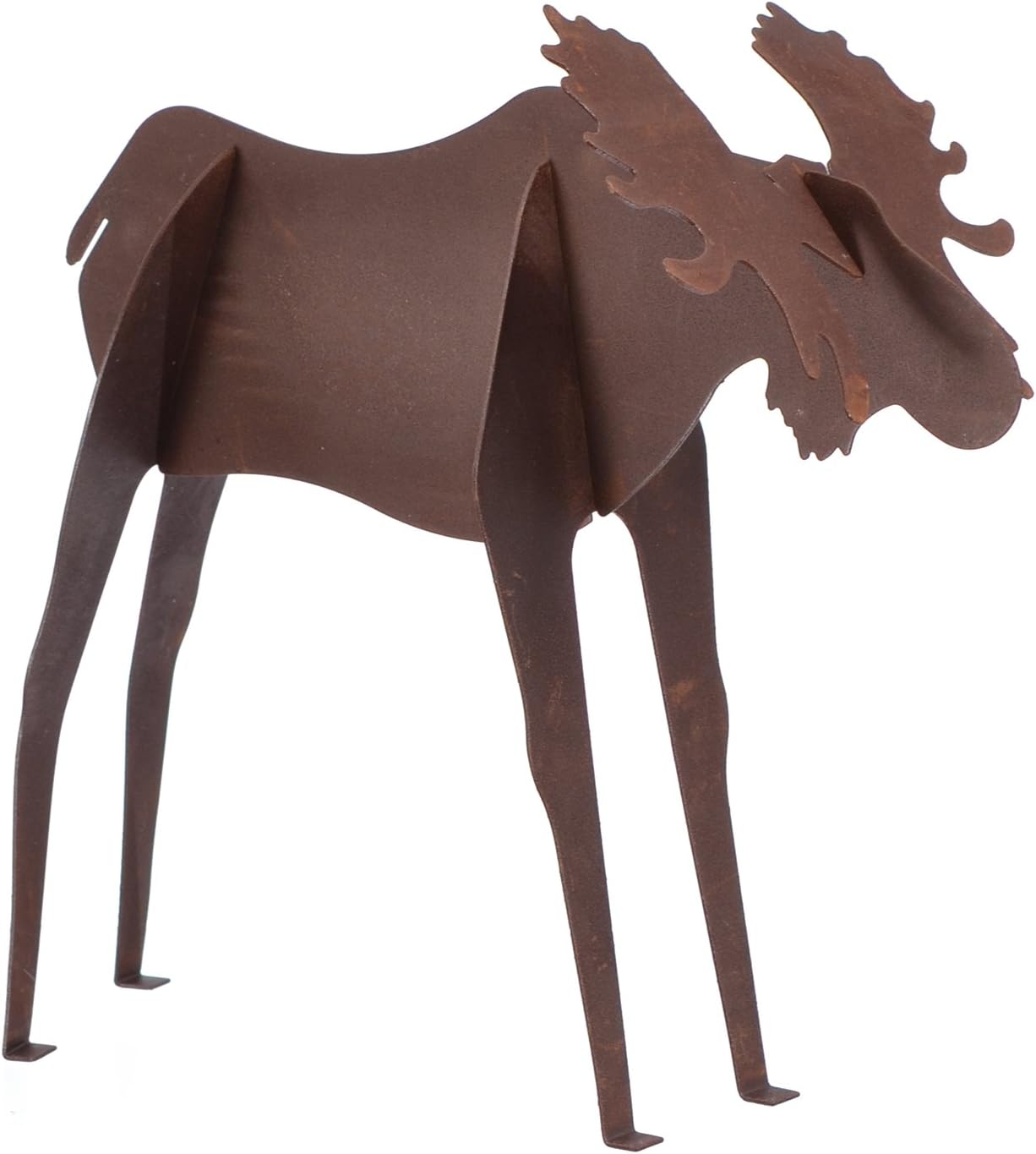 MSMS-64 'Rusty' Moose Pre-Rusted Steel Sculpture, Medium Size