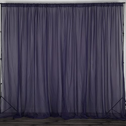 Miniatura 3 de Tela y espuma de New Creations Inc, ignífugo/resistente, transparente y transparente con telón de fondo de gasa, panel divisor de habitación, tubo y