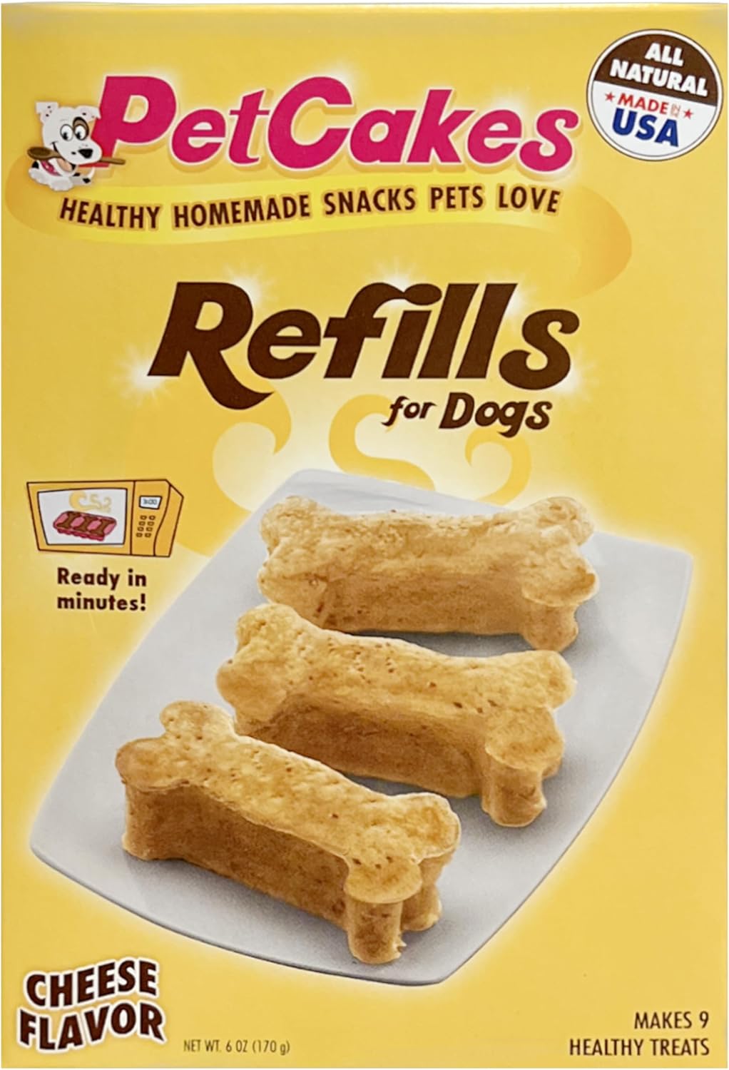 PetCakes Treat Mix Refills for Dogs - Make Healthy Cakes, Cookies, and Cupcakes - Includes 3 (2oz.) Pouches, Pumpkin Spice Flavor - Net Wt. 6oz (Pack of 2)