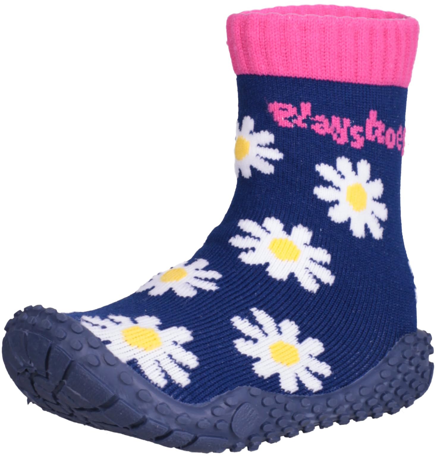 Playshoes GmbH Girls Aqua-Socks Margerite, Unisex Kids Water Shoes, Blue (Navy 11), 2/2.5 Child UK (18/19 EU)