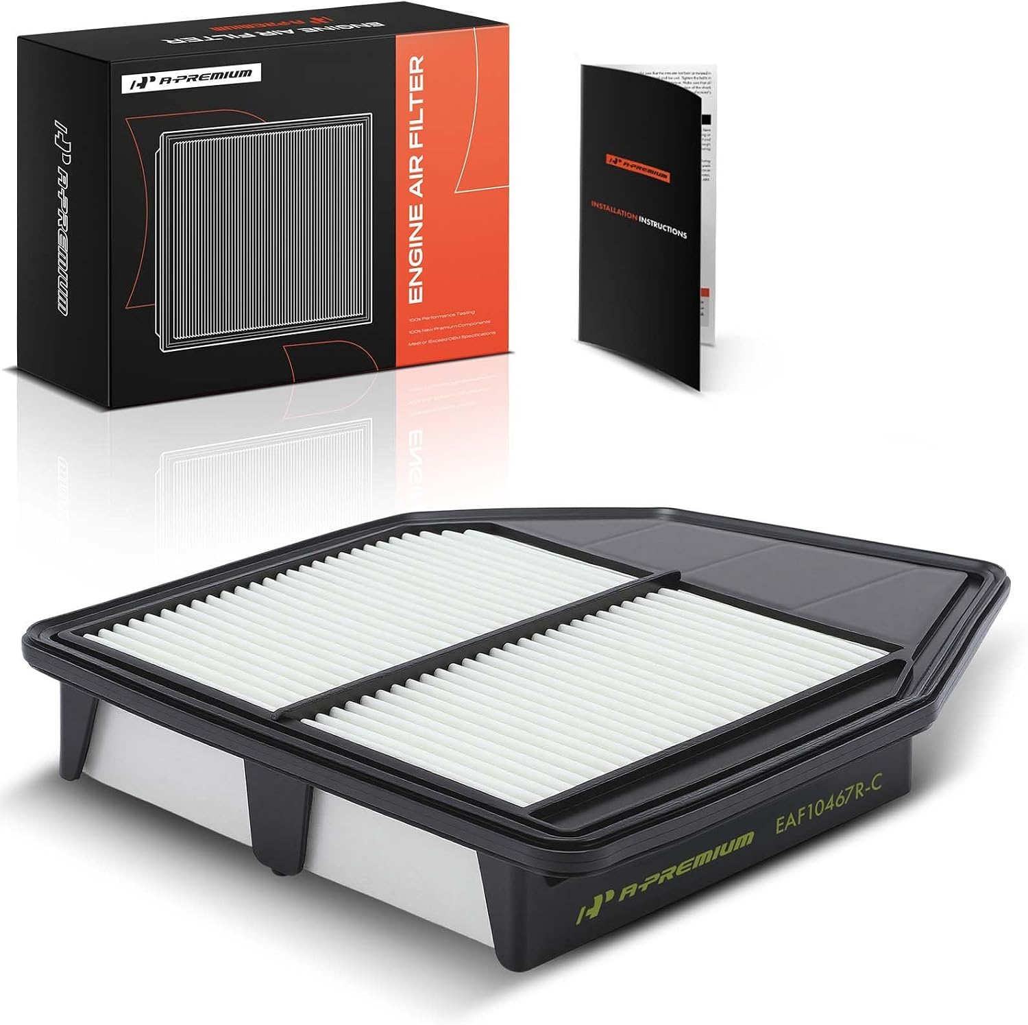 A-Premium Engine Air Filter Compatible with Honda Models