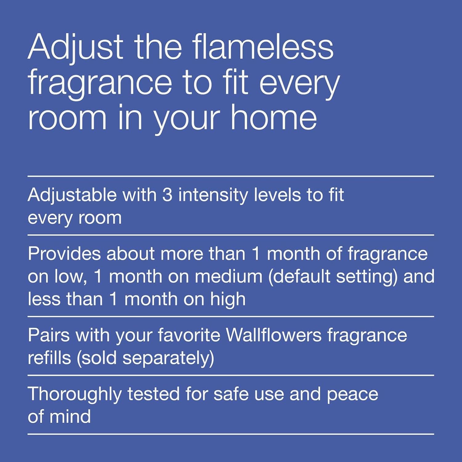 Bath & Body Works Wallflowers Fragrance Plug, White Scent Control, Plug-In Air Freshener Device with 3 Intensity Levels for Bedrooms, Bathrooms & Living Spaces - 2 Pack