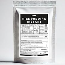 Rice Pudding 900g Instant Reis Pudding Natur Vegan Ohne Zusatz von Foozia