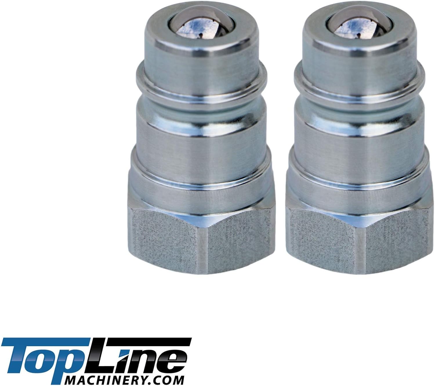 1/2 Ag Quick Coupler male nipple ISO5675 1/2" NPT - Ball Style used on Most Tractors and Machinery - Hydraulic Coupling TL38-M (2pk)