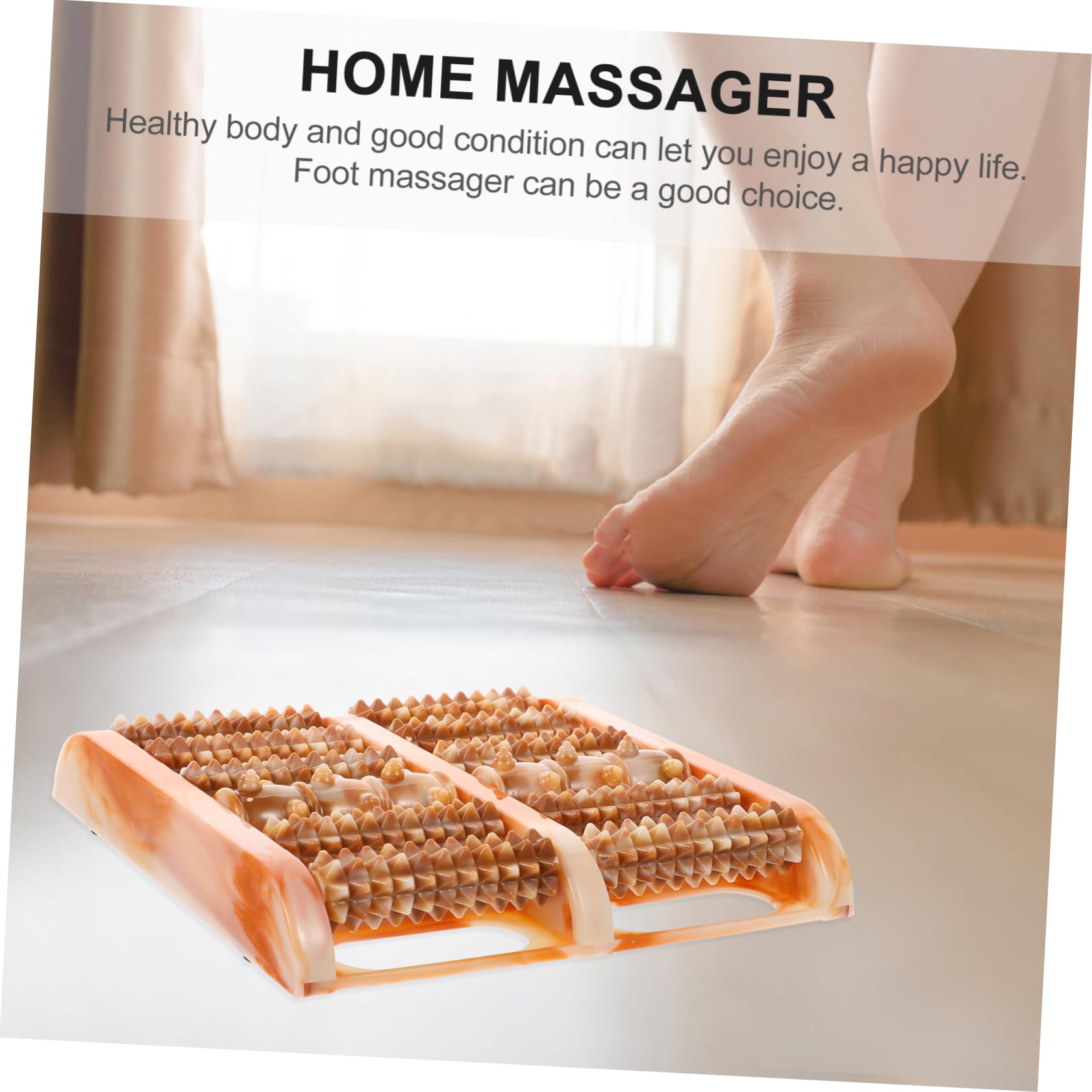 Fußrollmassagegerät mit Rollen, PVC Fußrolle für Zuhause